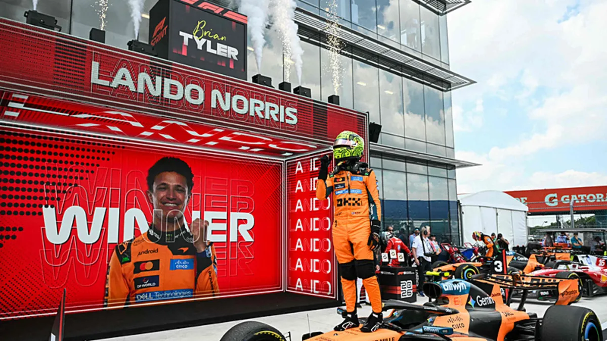 Formula 1 Miami Grand Prix'sinde sprint yarışını Lando Norris kazandı