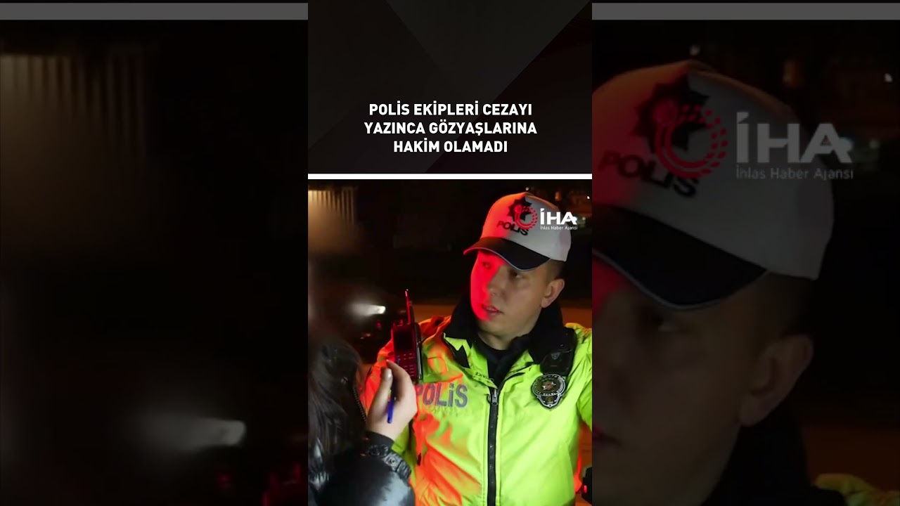 Polis Ekipleri Cezayı Yazınca Gözyaşlarına Hakim Olamadı #shorts